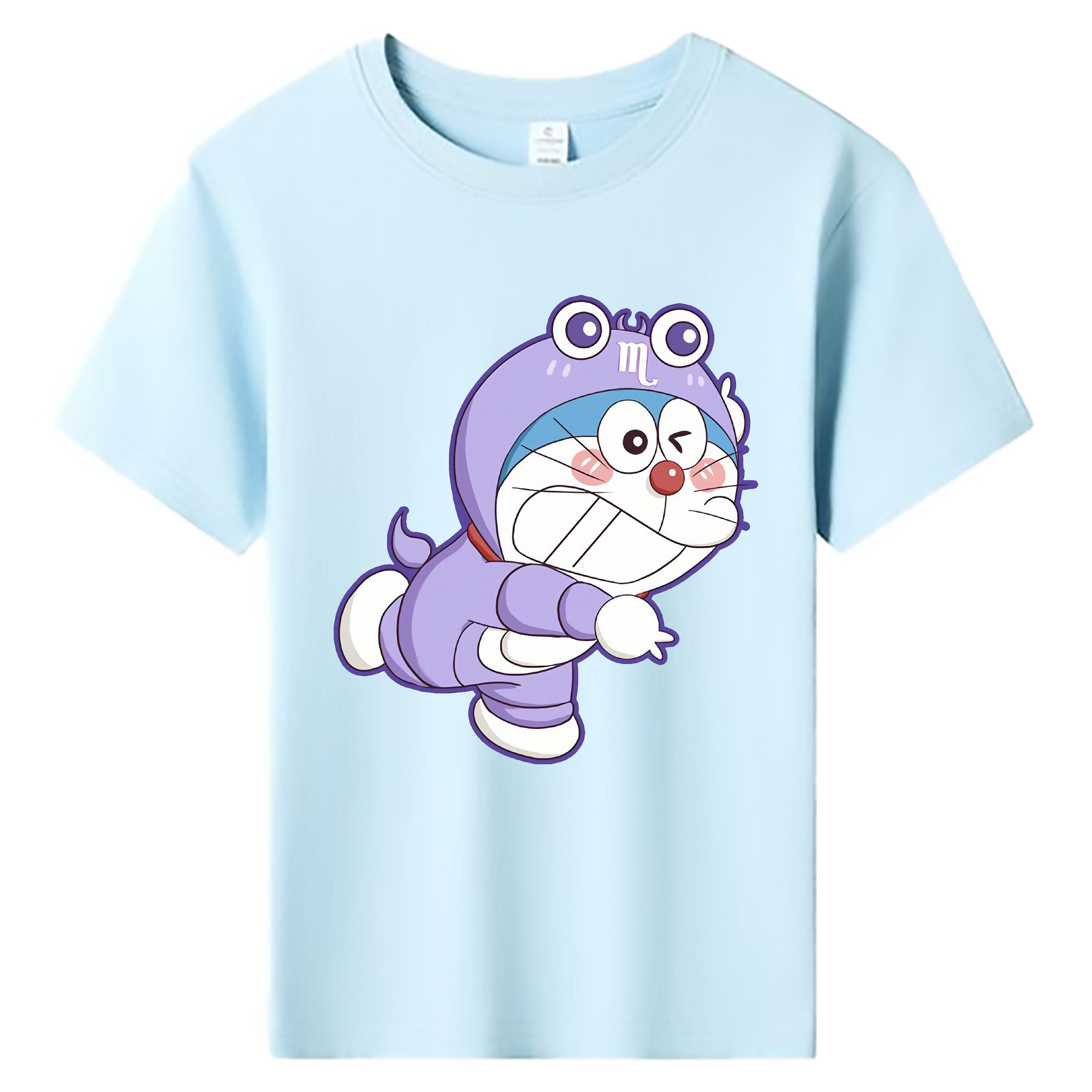（画像用） ドラえもん Doraemon 綿100％キッズTシャツ（フロントプリント）